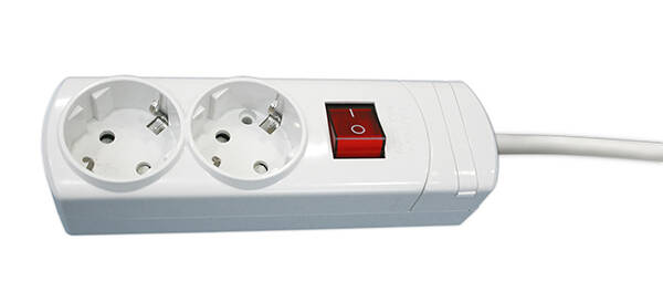 BASE MULTIPLE 2 T CABLE+INTERRUPTOR 16 A DH - 36097