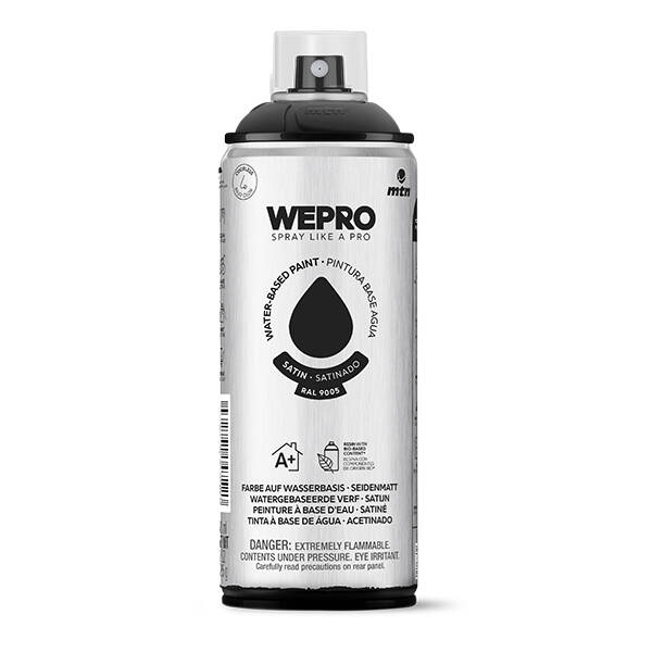 PINTURA AEROSOL AGUA NEGRO COSMO SATINADO MTN 400 ML EX014WP9005WS