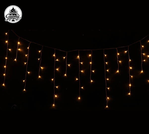 CORTINA 300 LED FIJA BLANCO CALIDO GUIRMA 9 X 0,65 M 22829