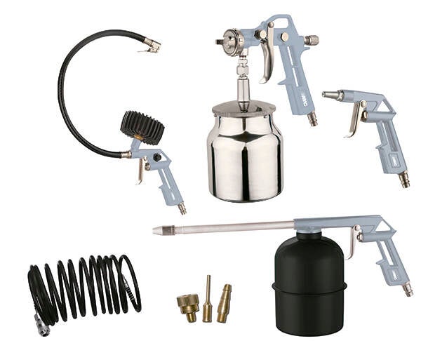 KIT AEROGRAFICO 8PZ+ADAP.UNIV ABAC - 2809913650