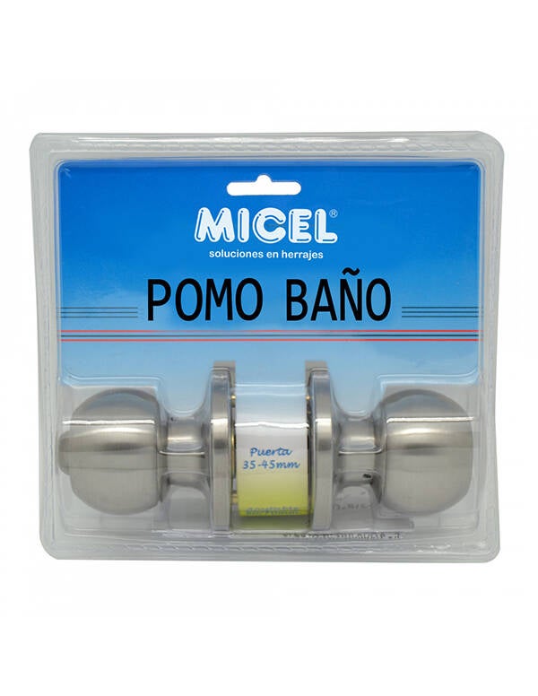 POMO BOLA BAÑO INOX MICEL - 11156