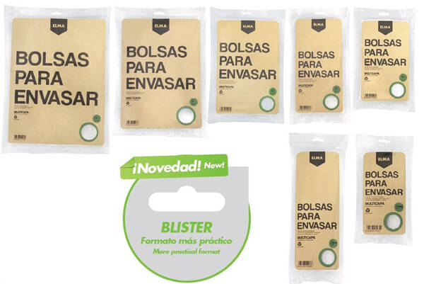 BOLSA ENVASADO VACIO BLIST. 50 ELMA 20X30 CM 15.16.2