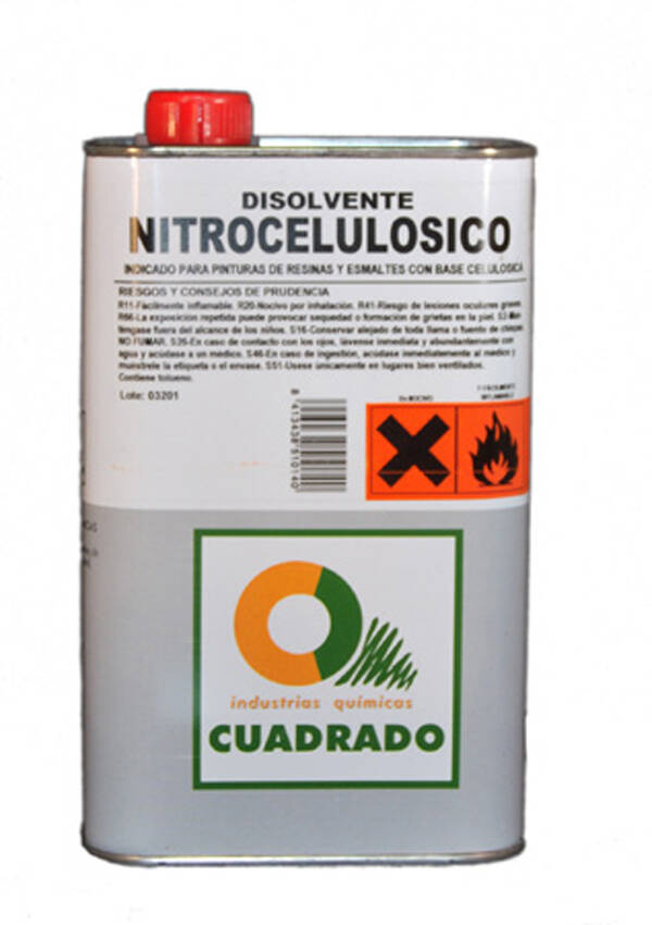 DISOLVENTE NITROCELULOSICO LAT CUADRADO 1 L 510014