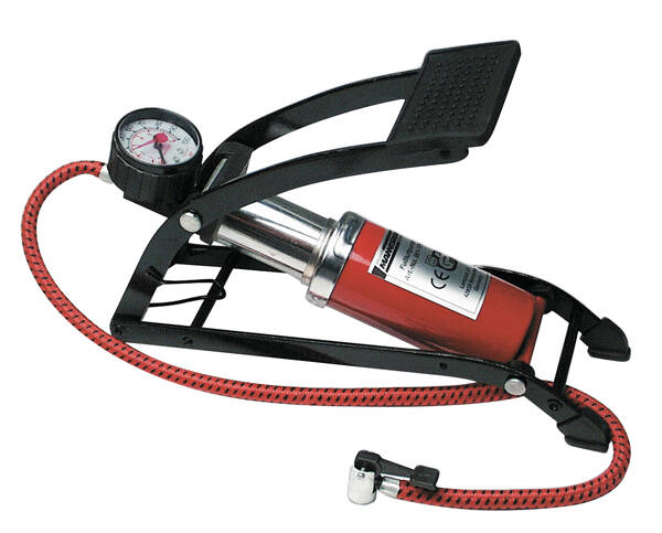 BOMBA INFLADO PIE C/MANOMETRO MANNESMANN - M 001-T-PR.