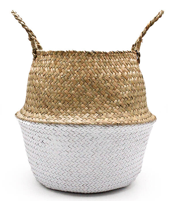 CESTO MIMBRE BLANCO SINDER 36X36 CM 6702526