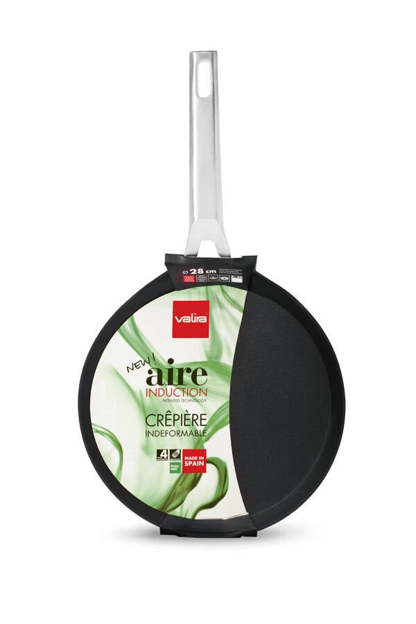 SARTEN GRILL INDUC.M/INOX AIRE VALIRA 28X28 CM 4646/25