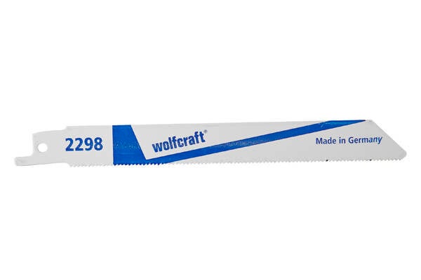 HOJA SIERRA SABLE CHAPA BL.2 WOLFCRAFT 130 MM 2298000