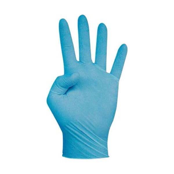 GUANTE NITRILO DESECHABLE C/100 CUATROGASA XL CU-GDNIT-AZ-DLSP