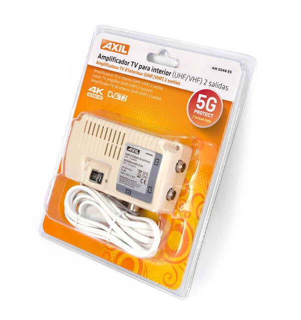 AMPLIFICADOR ANTENA TV 5G AXIL - AM0348E5