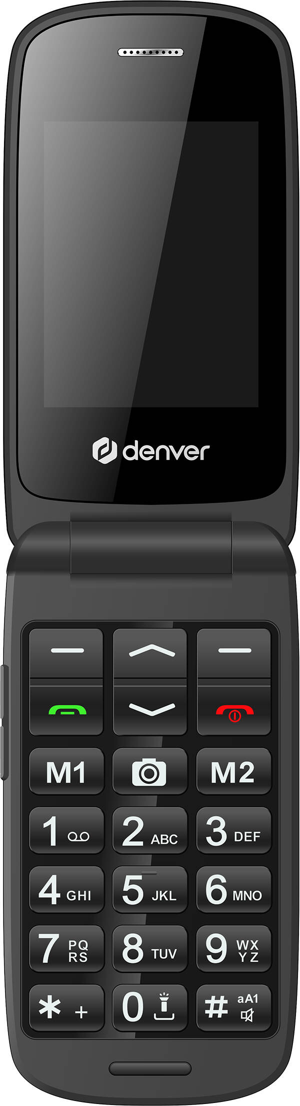 TELEFONO MOVIL SENIOR DOBLE SIM DENVER - BAS-24400EB