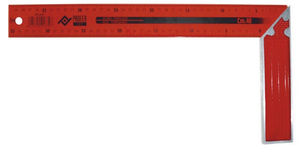 ESCUADRA CARPINTERO M/ALUMINIO PROFER TOP 500 MM PT1248