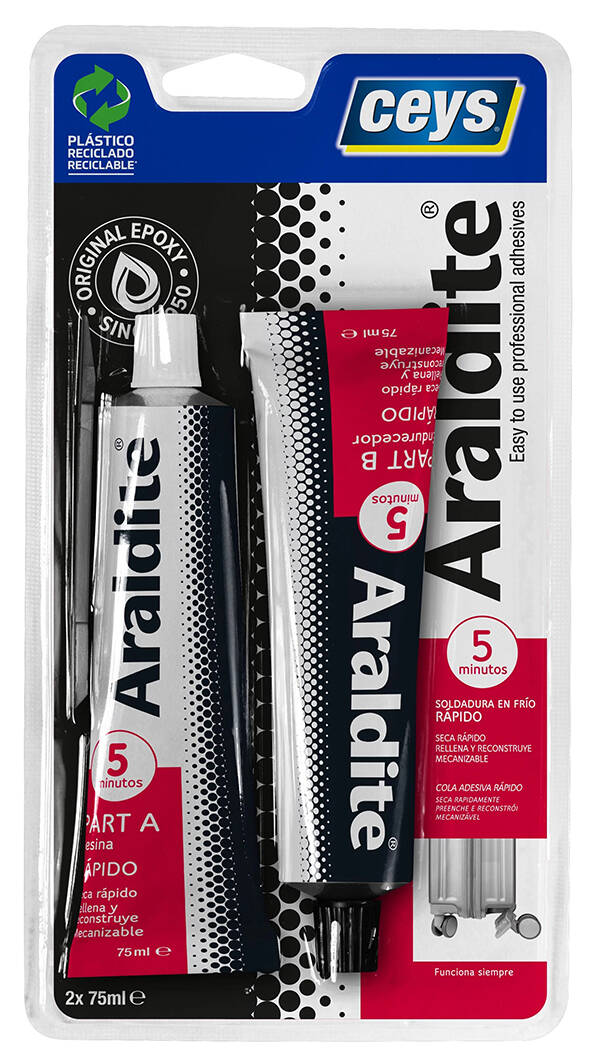 PEGAMENTO RAPIDO PROFES.BLISTE ARALDIT 75+75 ML 510204