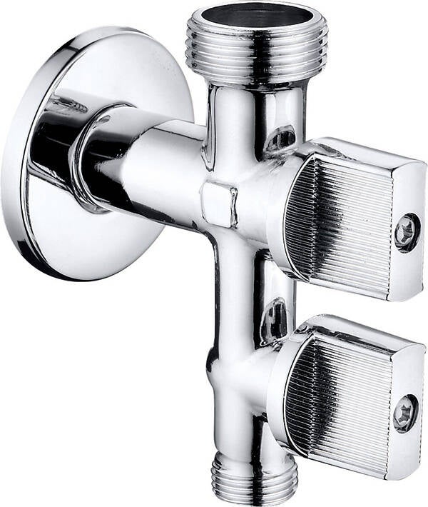 VALVULA ESCUADRA LAVADORA-LAVABO VERTICAL VERHAL 1/2-3/43/8 0042132