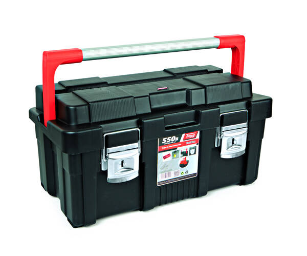 CAJA HERRTAS PLASTICO /ALU TAYG 550 MM 170003