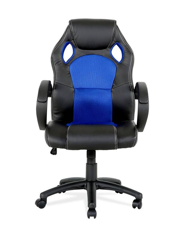 SILLON OFICINA-GAMING OLIMPIA AZ/NEGR FURNITURE STYLE - FS 7801 MAZ