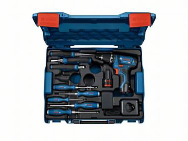 TALADRO ATOR BL 2V +SET HERRAMIENTAS BOSCH 12 V GSR12-15+SET