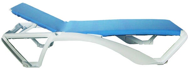TUMBONA RESINA 4P BLANCA/AZUL OLOT - 03207.PR27
