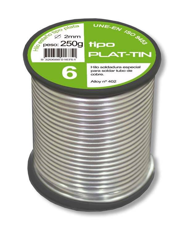 ESTAÑO FONTAN SN-CU 6% 2MM BROFIL 250 G B13MAC072002N131