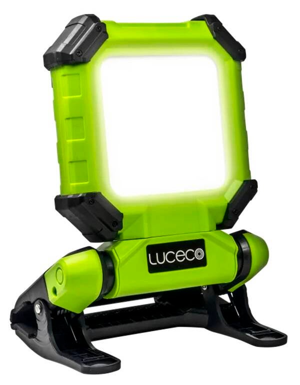 FOCO LED RECARGABLE CON PINZA IP54 LUCECO 17 W LCWR13G60-EU