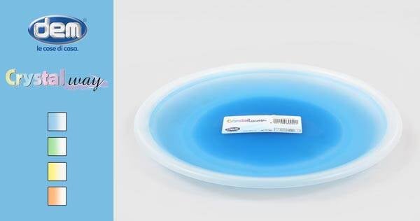 PLATO PVC LLANO CRISTALWAY 25 CM 74160200-1