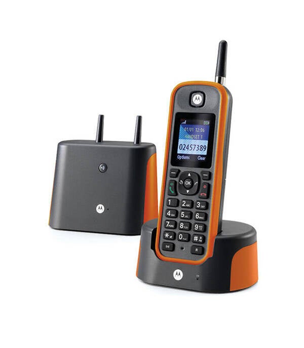 TELEFONO INALAMBRICO NEGR IP67 MOTOROLA 1 KM 1070201NEG