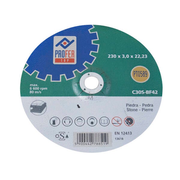 DISCO C PIEDRA PRO PROFER TOP 115X3 MM PT0588