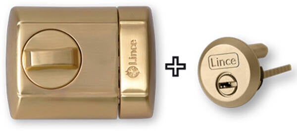 CERRADURA SOBREP POMO SEG LT LINCE 75 MM 4930-HL