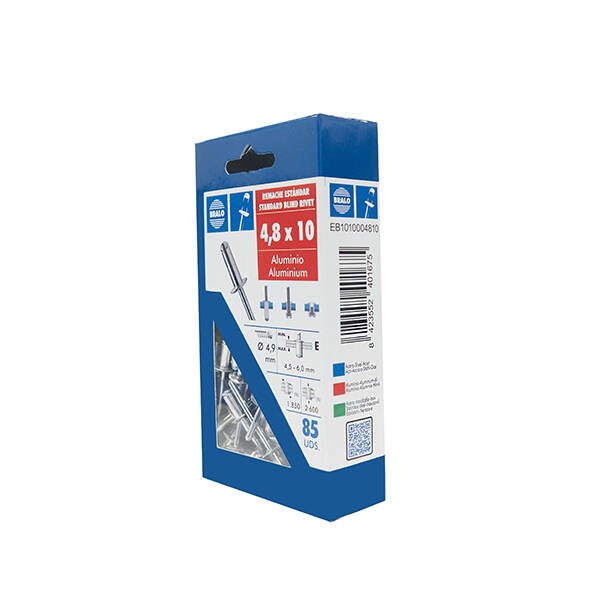 REMACHE BLISTER 85 U BRALO 4,8X10 MM EB1010004810