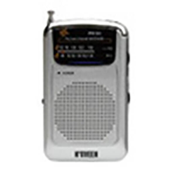 RADIO AM/FM BOLSILLO ANALOGICA PLATA NOVEEN 3 V PR151