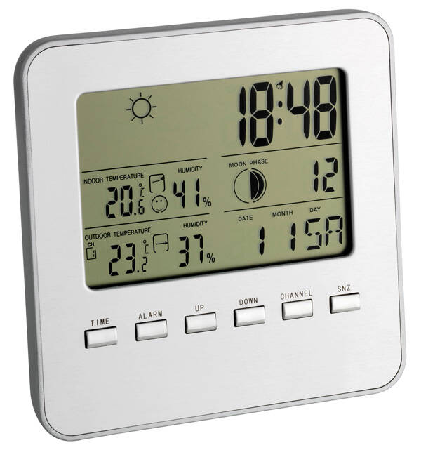 ESTACION METEO INALAMB PLATA TFA - 35.1098.54