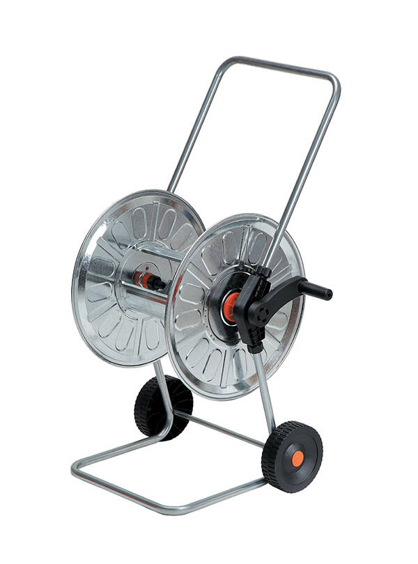 CARRO PORTAMANGUERA METALICO MANGUERA 1/2, 3/4 MAIOL 80M- 50M CA00106