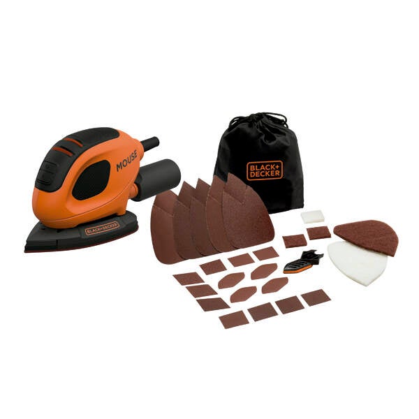 LIJADORA MOUSE 15 ACC+ BOLSA B&D 55 W BEW230BC