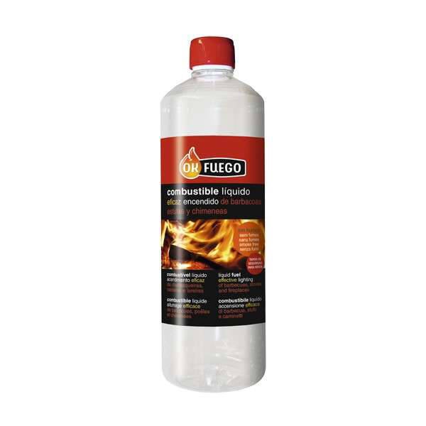 COMBUSTIBLE LIQUIDO PARA ENCEN OK FUEGO 1 L 50218