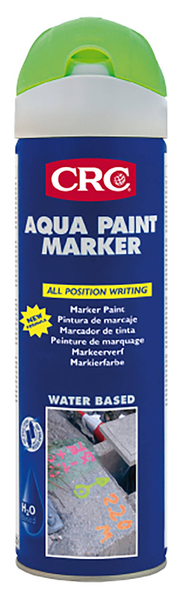 MARCADOR AQUA PAINT VERDE CRC 500 ML 30012-AA