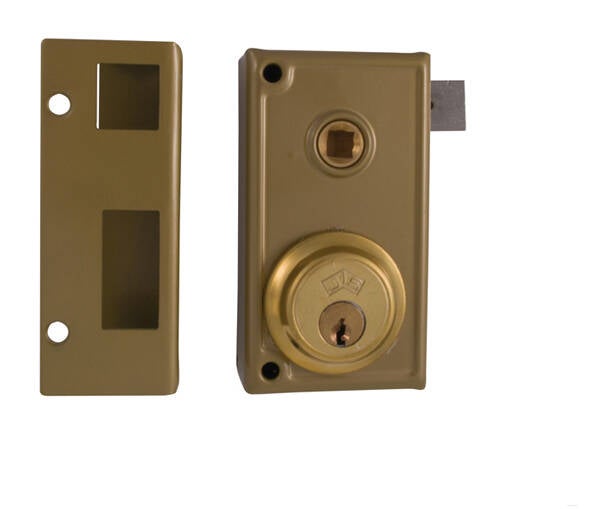 CERRADURA SOPREPONER JIS 70 35-7 DORADO