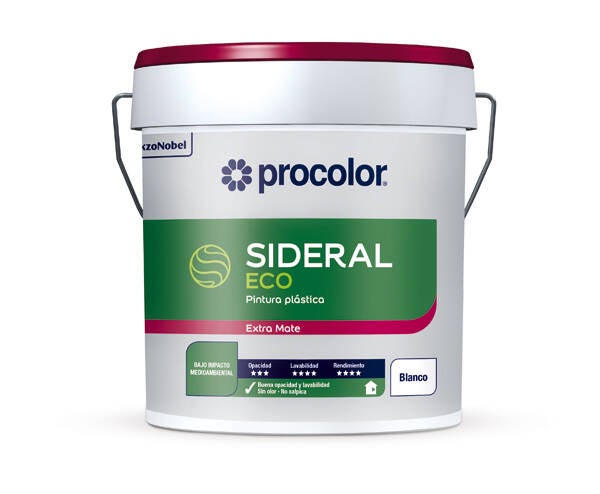 PINTURA PLASTICA MATE SIDERAL ECO PROCOLOR 15 L 5271317