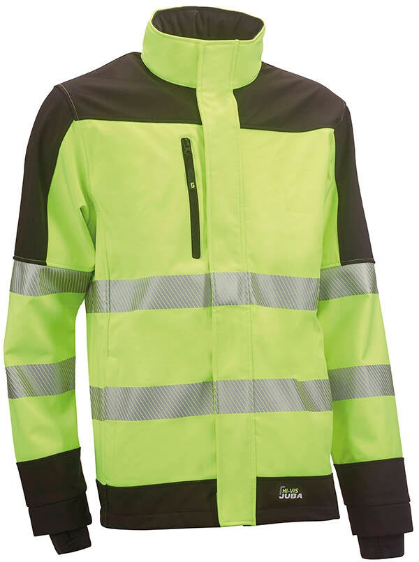 CHAQUETA SOFTSHELL AV AMARILL NEGRO JUBA FRAGATA NR
