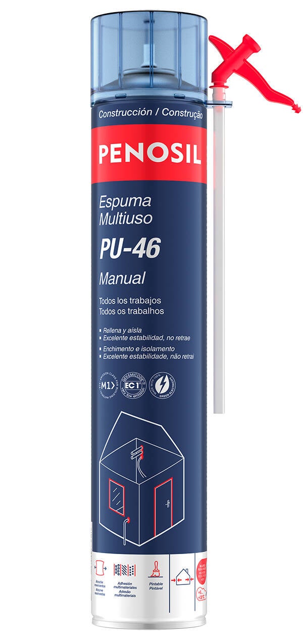 ESPUMA POLIURETANO CANULA PU46 PENOSIL 750 ML 5201E1440S01000
