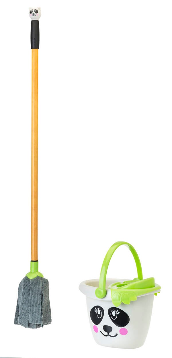 CUBO+FREGONA PANDA INFANTIL VIGAR - 11031