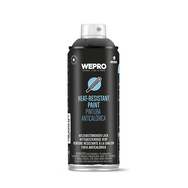 PINTURA SPRAY ANTICALORICA NEGRO MTN 400 ML EX014PR0201