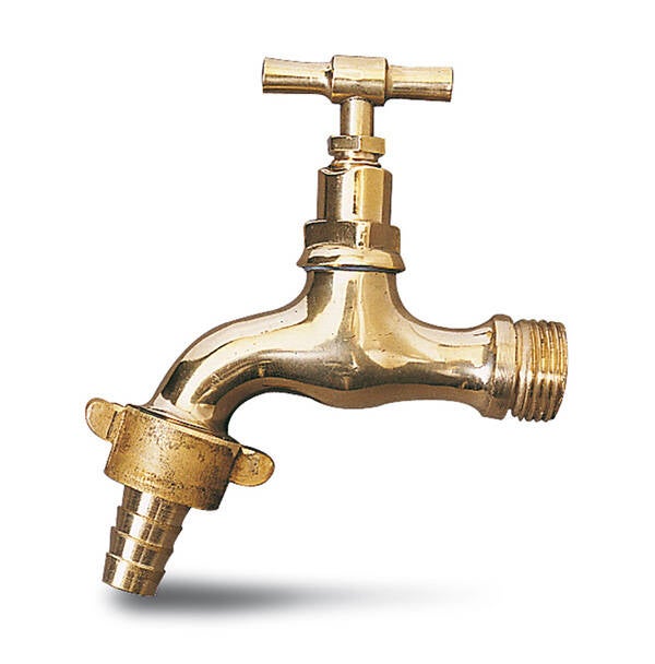 GRIFO JARDIN LATON PULIDO RACORD MANGUERA ANZAPACK 1/2'' 852022L