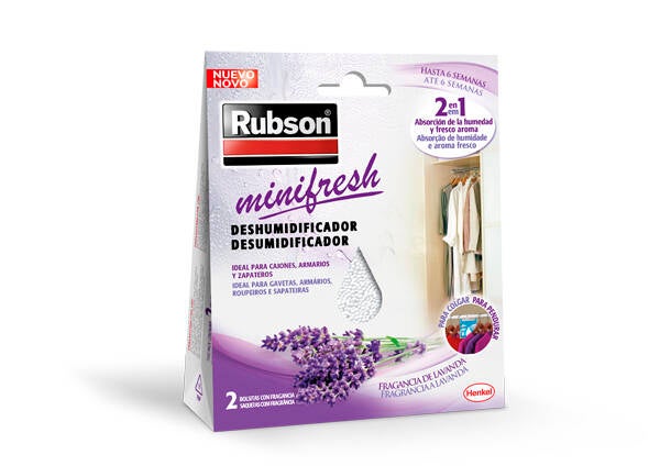 DESHUMIFICA MINI LAVANDA RUBSON 2X50 GR 2268966