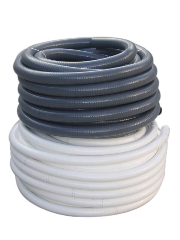 TUBO SANITA PVC FLEX GRIS CREARPLAST R/25 M