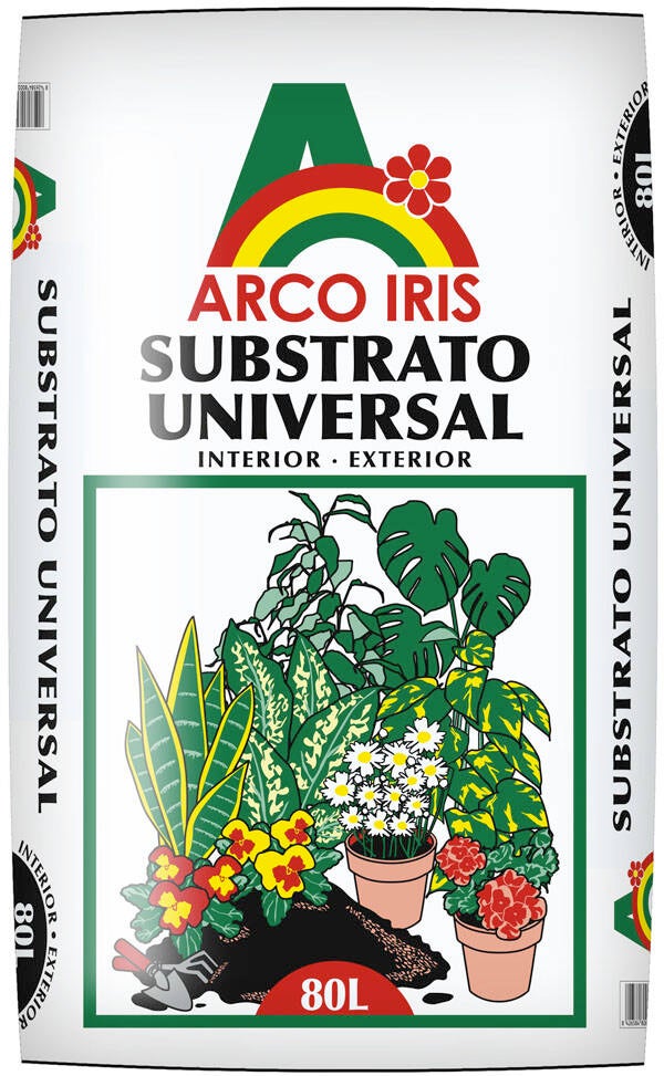 TIERRA MACETA ARCO IRIS