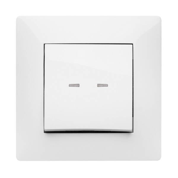 PULSADOR LUMINOSO BLANCO FAMATEL 10 A 9111