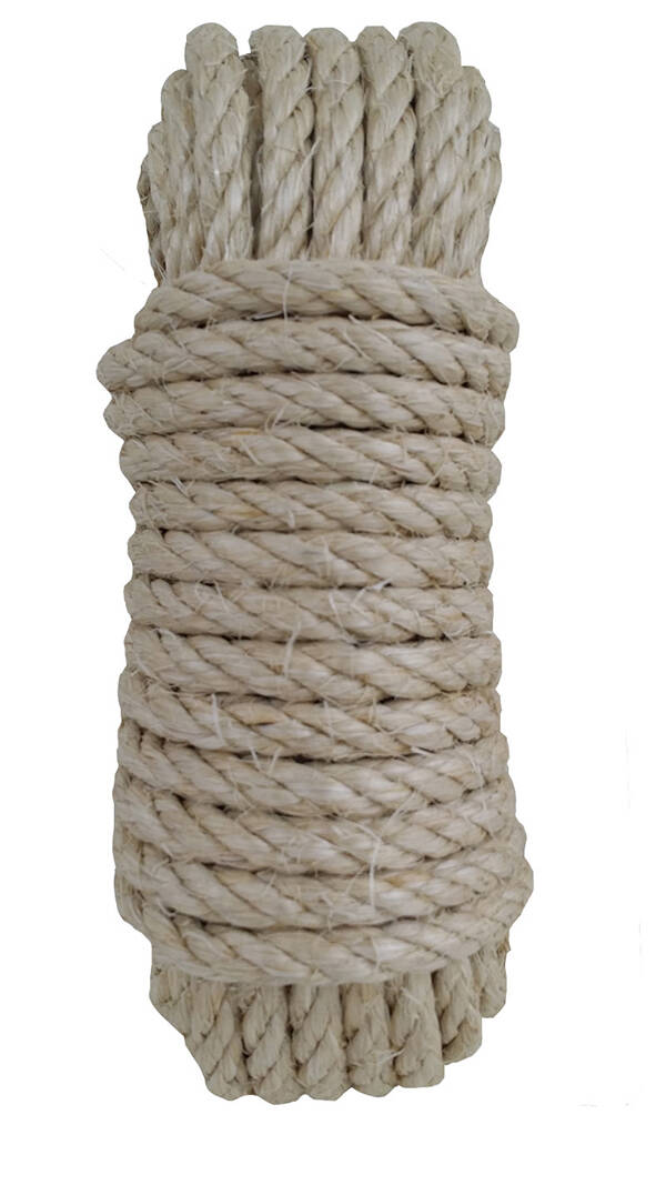 CUERDA CABLEADA SISAL 4C 6MM PROFER HOME 10 M PH1332