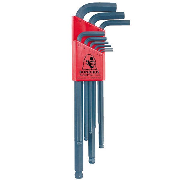 LLAVE ALLEN LARGA BOLA JG 9PZ BONDHUS 1,5-10 MM