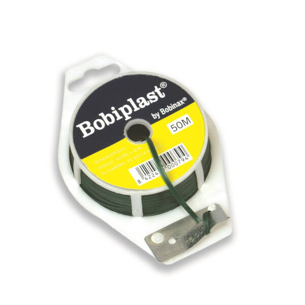 ALAMBRE PVC VERDE C/CORTADOR 0,04MM BOBIPLAST 50 M 16203