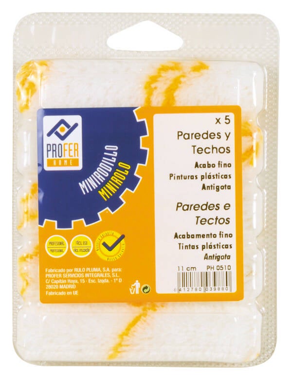 RECAMBIO MINI RODILLO ANTIGO.5 PROFER HOME 11 CM PH0510