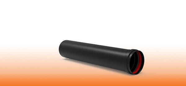 TUBO ESTUFA PELLET 1 MT FIG 80 MM 8-1000MHKER3